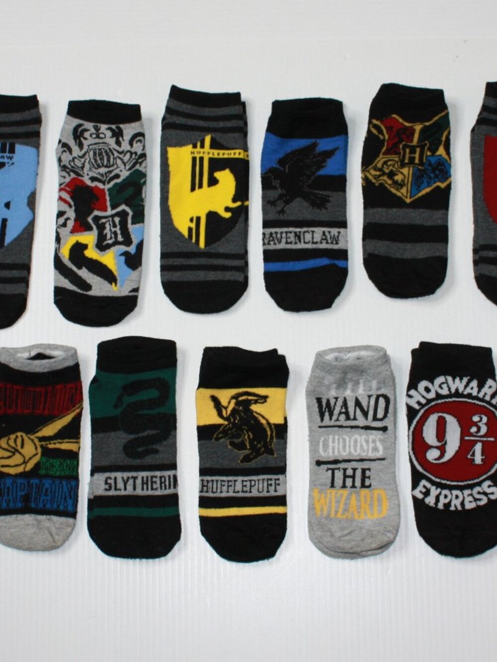 Harry Potter 11 Pairs of Unisex Ankle Socks Shoe size 6-12
